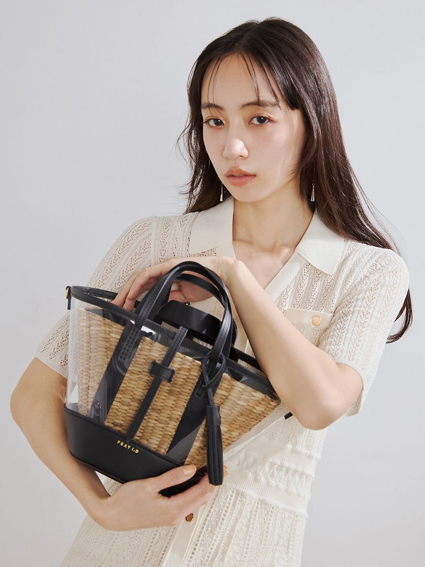 FRAY I.D「【BAGMATI】ビニールカゴバッグ」|かごバッグ|