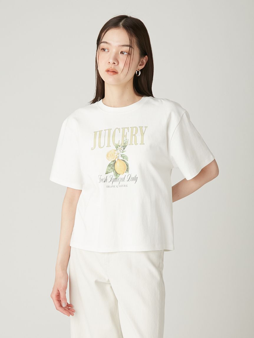 FRAY I.D「フルーツプリントTシャツ／ウォッシャブル」|Tシャツ・カットソー|
