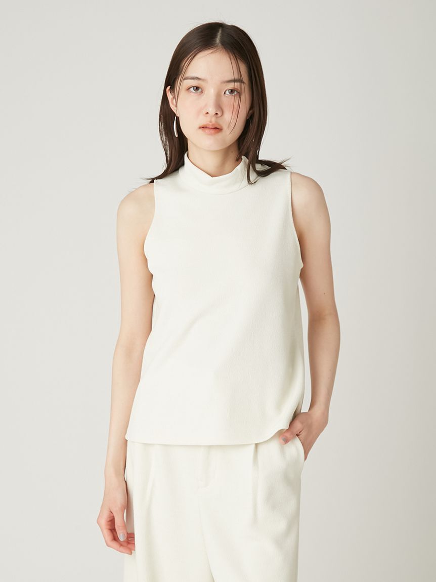 FRAY I.D「ハイネックカットソートップス／ウォッシャブル」|Tシャツ・カットソー|