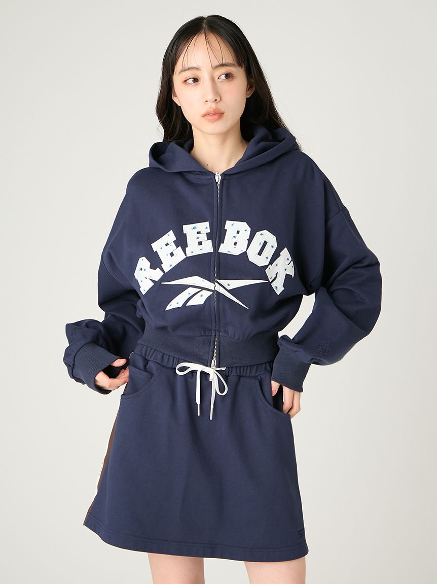 FRAY I.D「【Reebok&times;FRAY I.D】ロゴショートフーディー」|スウェット・ジャージ|