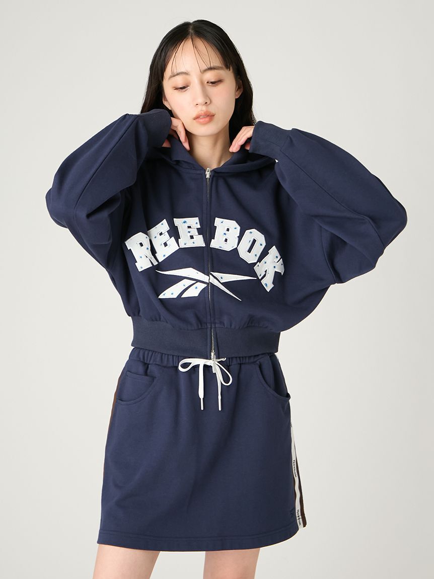 FRAY I.D「【Reebok&times;FRAY I.D】ロゴショートフーディー」|スウェット・ジャージ|