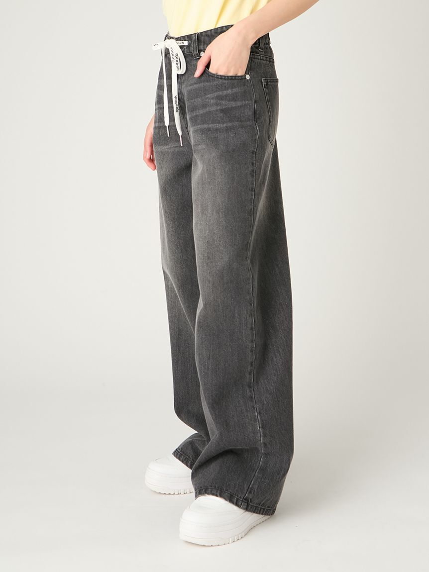 FRAY I.D「【Reebok&times;FRAY I.D】ドロストデニムパンツ」|デニム|