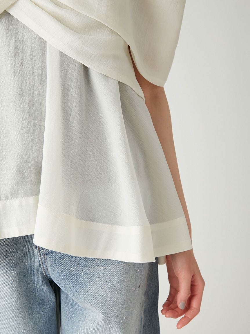 FRAY I.D「ツイストディテールカットトップス／ウォッシャブル・接触冷感」|Tシャツ・カットソー|