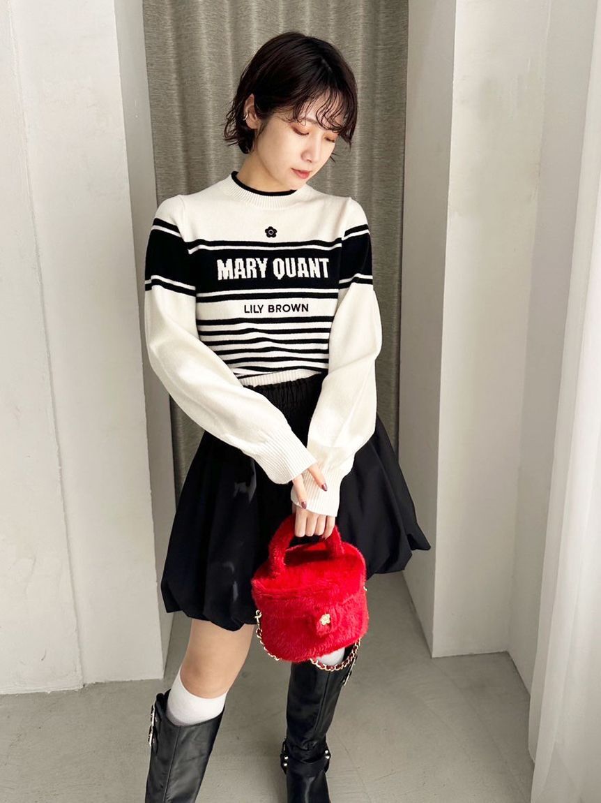 LILY BROWN「【WEB限定カラー】【LILY BROWN&times;MARY QUANT】バリエジャガードニット」|ニット・セーター|