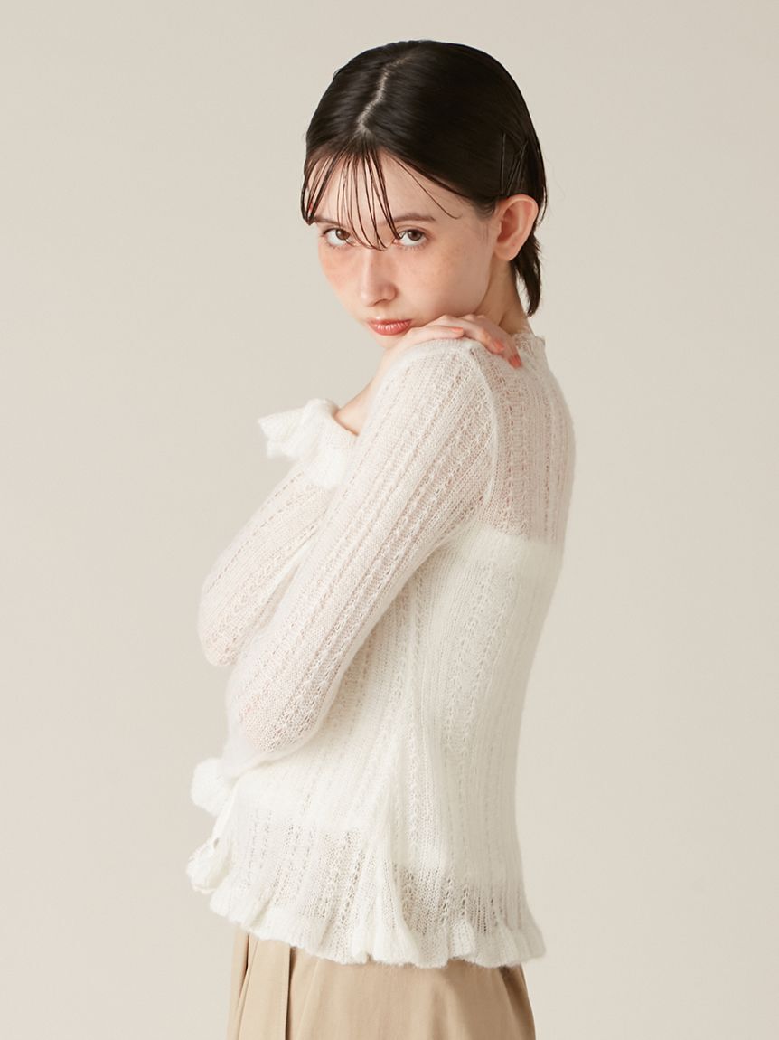 LILY BROWN「レーストリムニットアンサンブル」|その他|