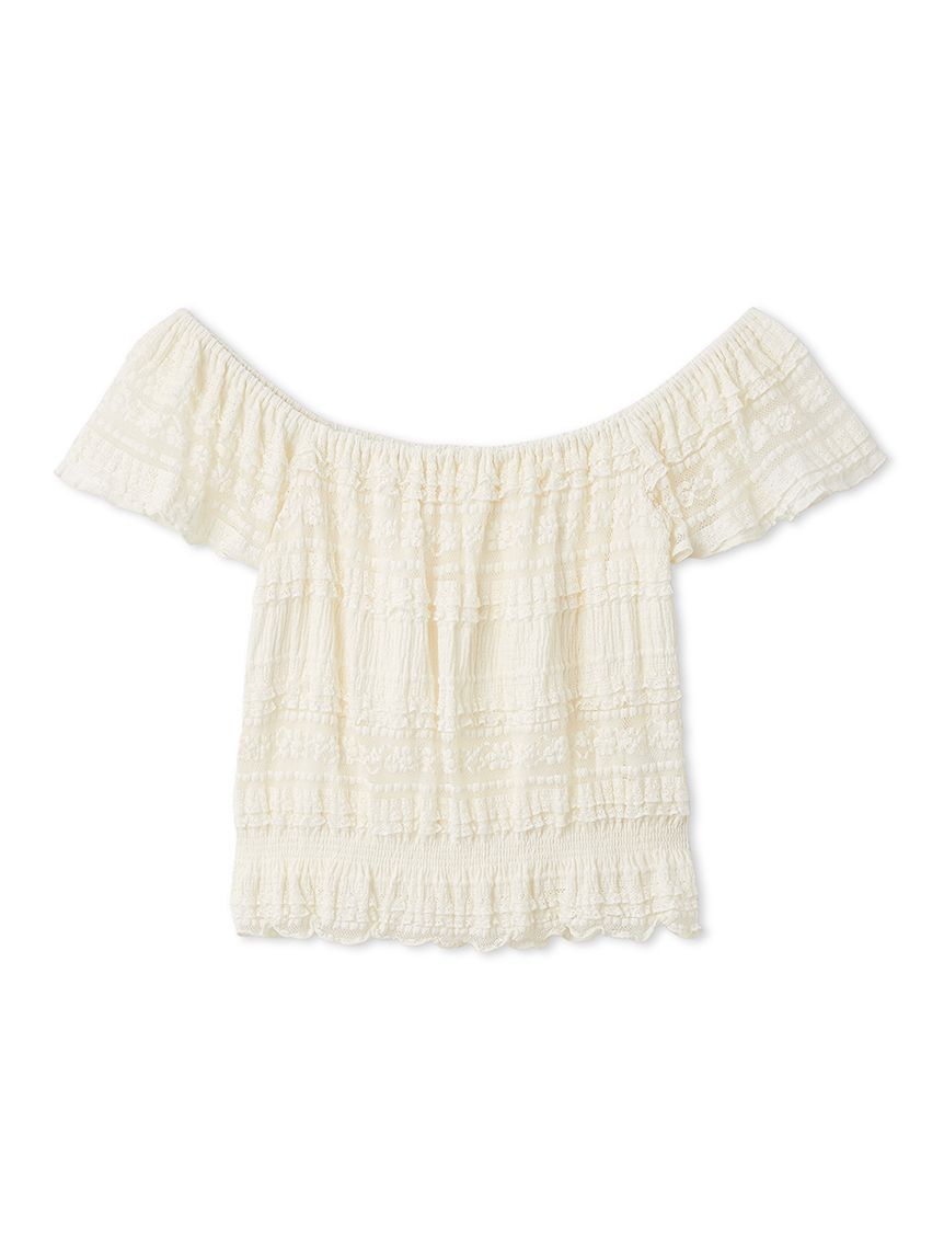 LILY BROWN「2wayシャーリングトップス」|Tシャツ・カットソー|WHT