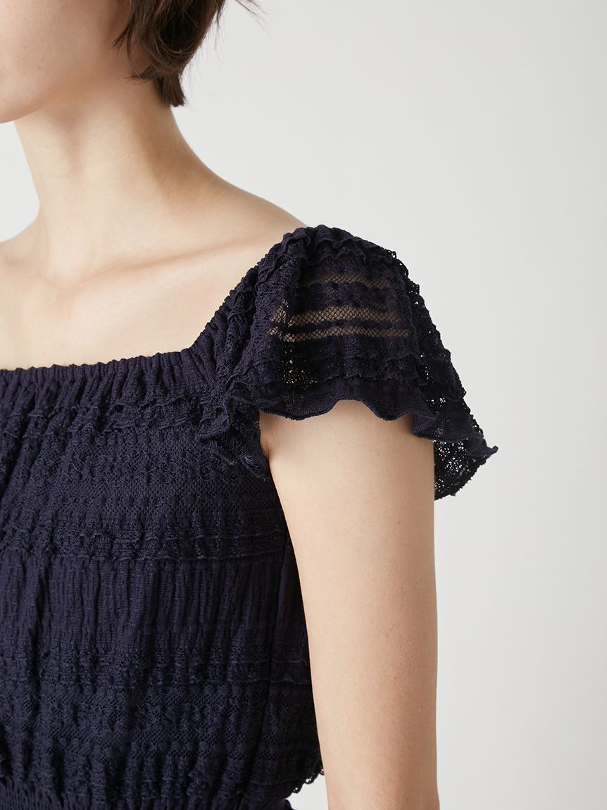 LILY BROWN「2wayシャーリングトップス」|Tシャツ・カットソー|