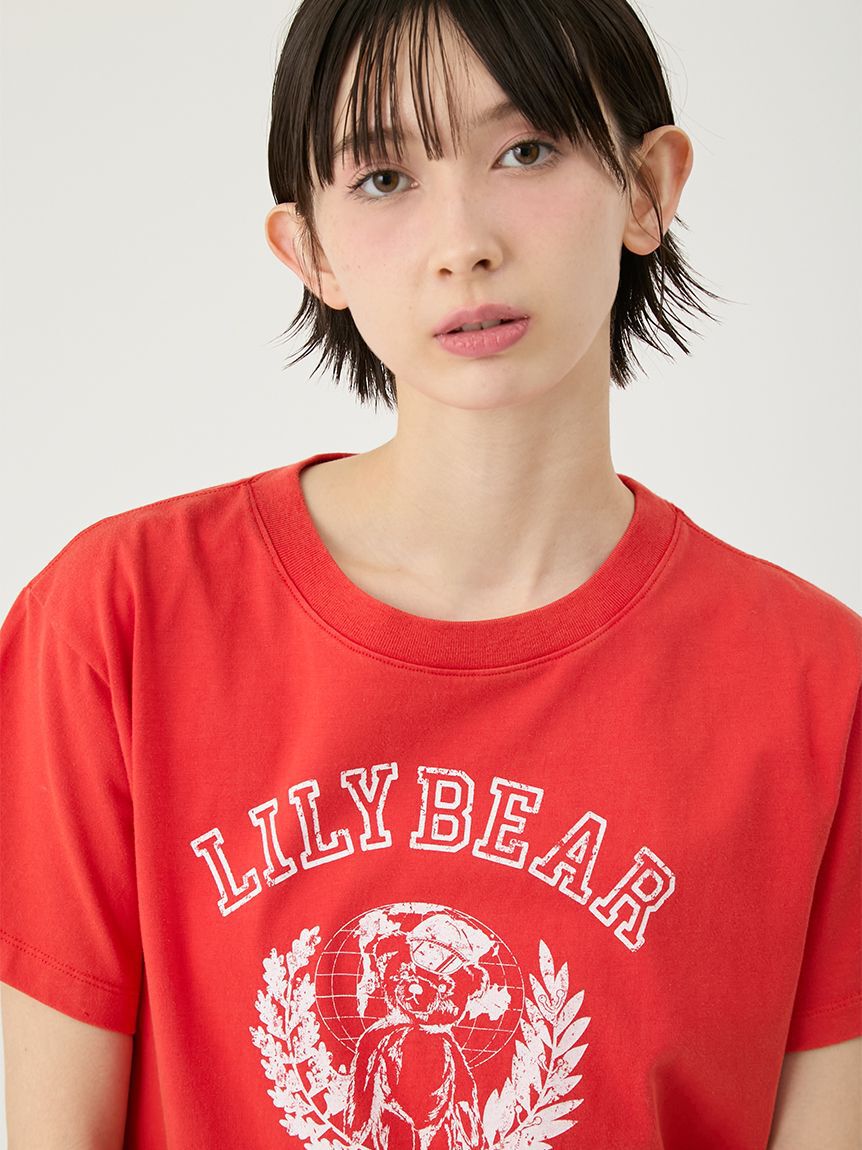 LILY BROWN「【Lily Bear】エアラインTシャツ」|Tシャツ・カットソー|