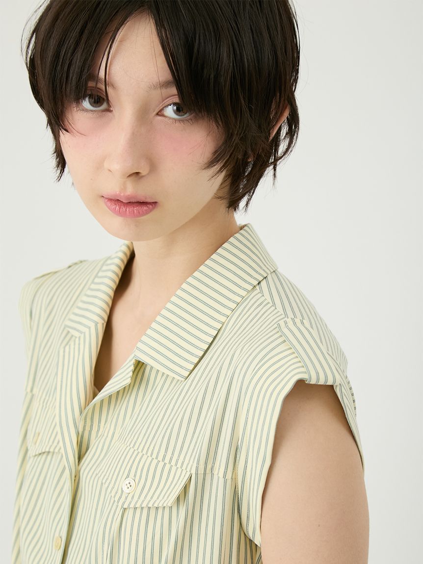 LILY BROWN「サファリディテールシャツワンピース」|ワンピース|