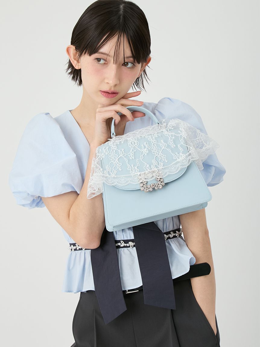 LILY BROWN「【限定カラー】[L.B CANDY STOCK] 2wayレースカバーバッグ」|ショルダー・メッセンジャー|