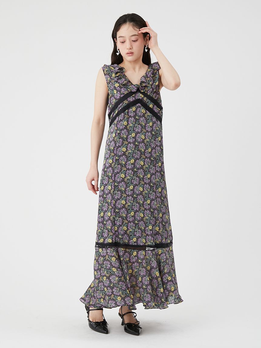 LILY BROWN「【LILY BROWN&times;ANNA SUI】フラワープリントワンピース」|ワンピース|