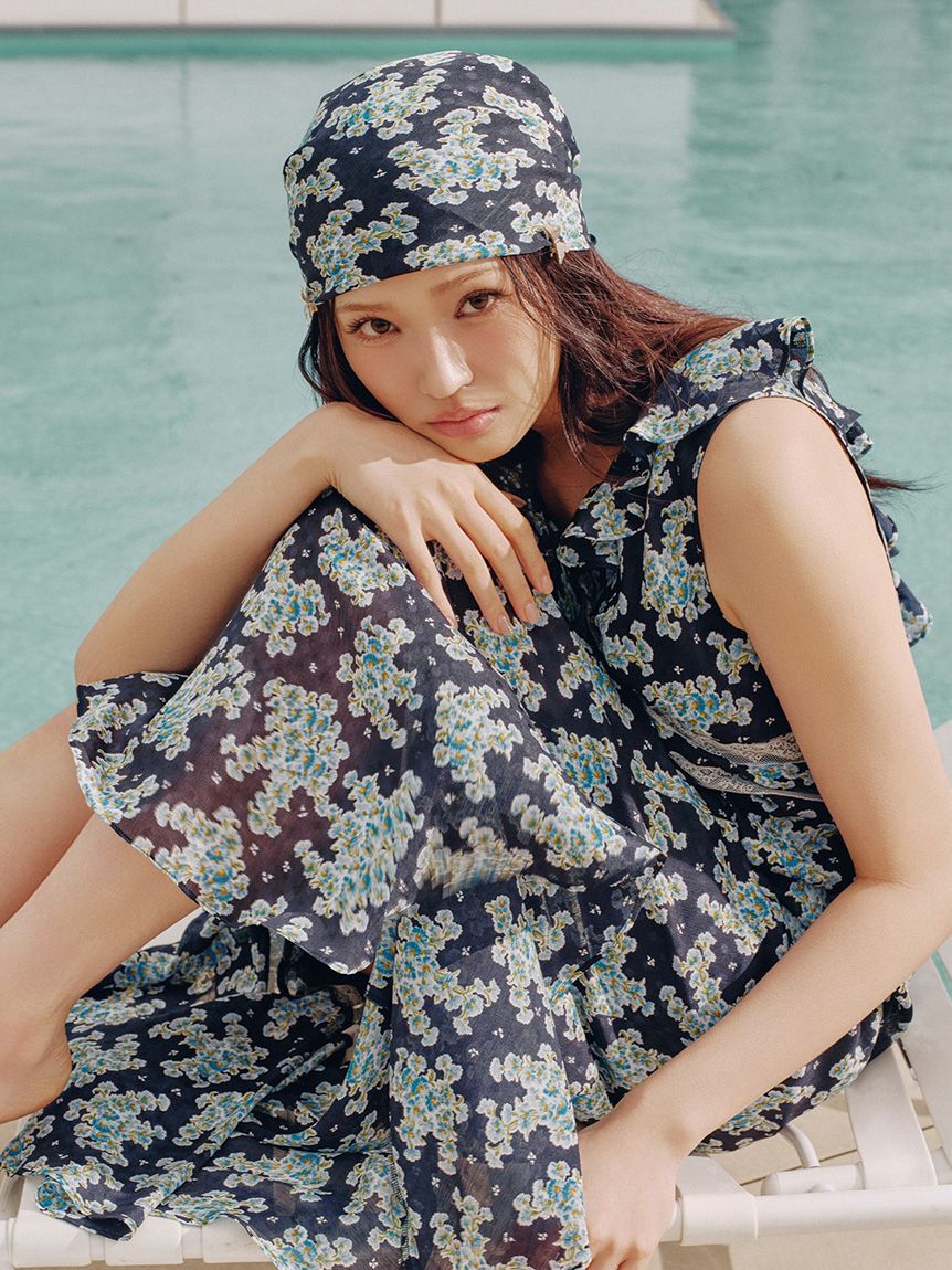 LILY BROWN「【LILY BROWN&times;ANNA SUI】フラワープリントワンピース」|ワンピース|
