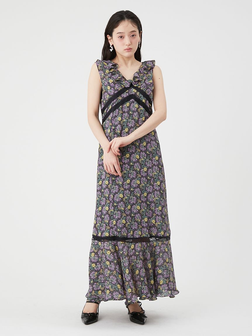 LILY BROWN「【LILY BROWN&times;ANNA SUI】フラワープリントワンピース」|ワンピース|