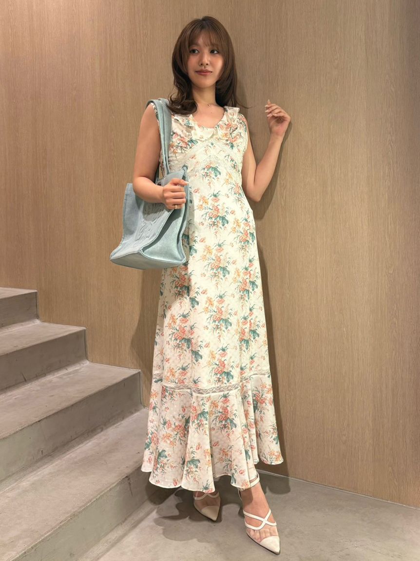 LILY BROWN「【LILY BROWN&times;ANNA SUI】フラワープリントワンピース」|ワンピース|