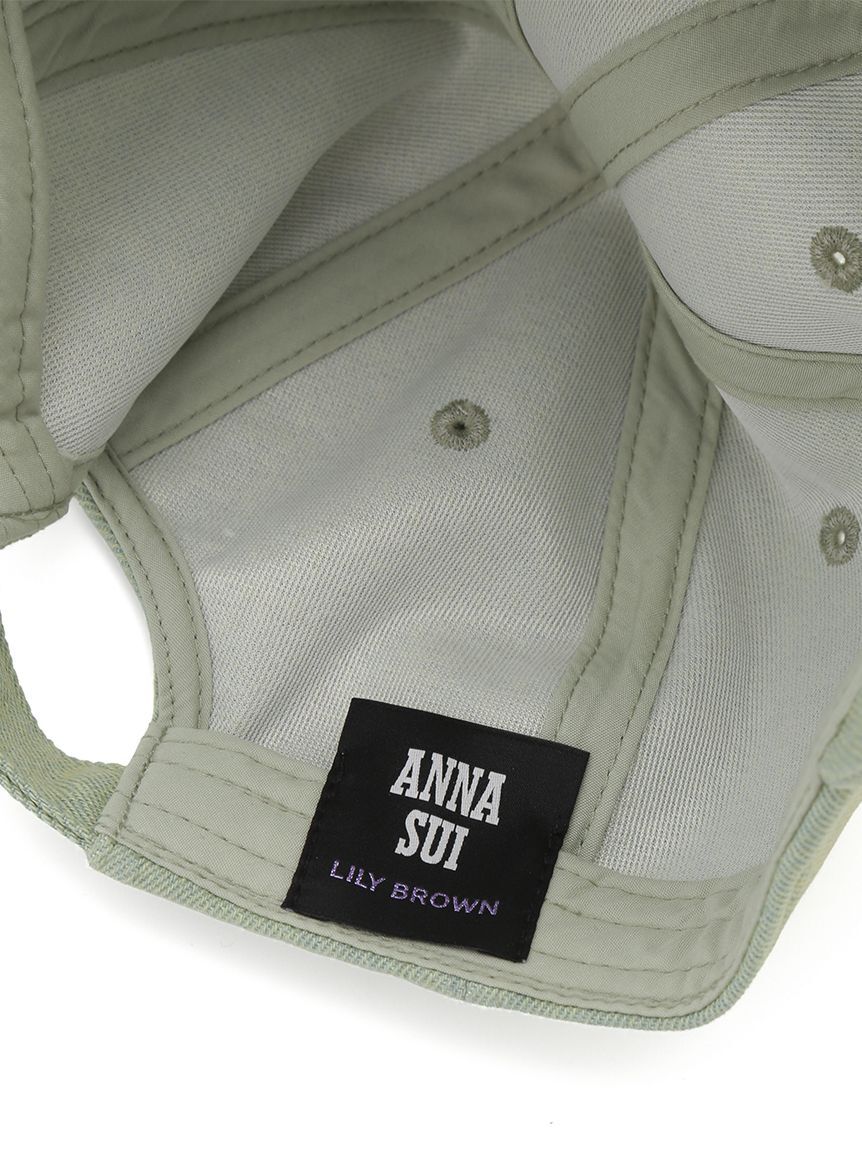 LILY BROWN「【LILY BROWN&times;ANNA SUI】バタフライモチーフキャップ」|キャップ・キャスケット|