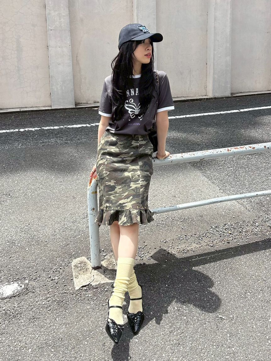 LILY BROWN「【LILY BROWN&times;ANNA SUI】バタフライモチーフキャップ」|キャップ・キャスケット|