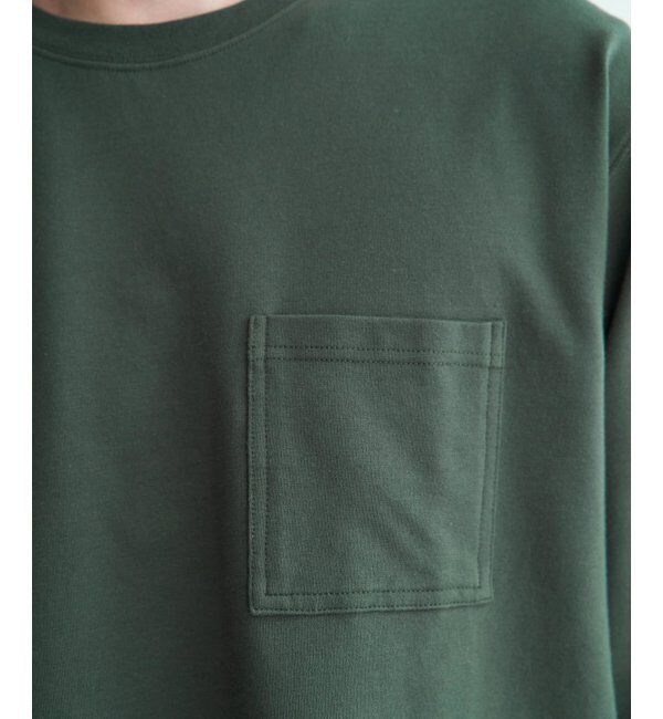 ikka「ストレッチインレイ7分袖Tシャツ」|Tシャツ・カットソー|