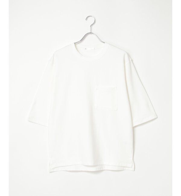 ikka「ストレッチインレイ7分袖Tシャツ」|Tシャツ・カットソー|