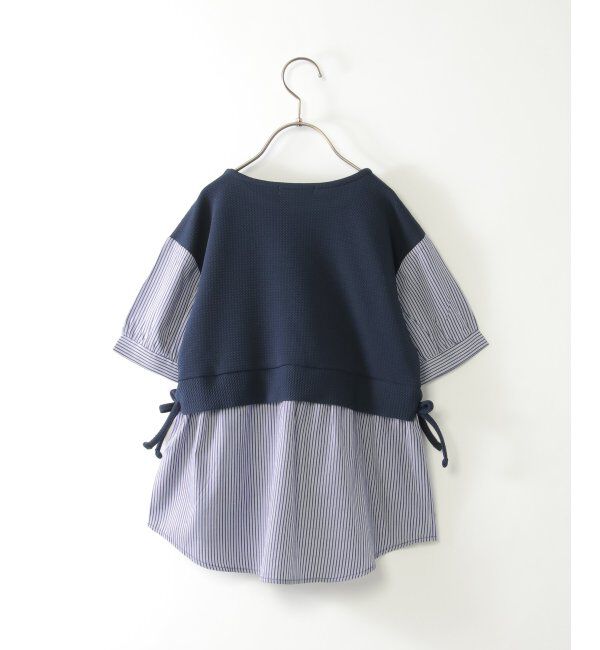 ikka kids「【親子おそろい】ベストレイヤードプルオーバー（120~160cm）」|Tシャツ・カットソー|