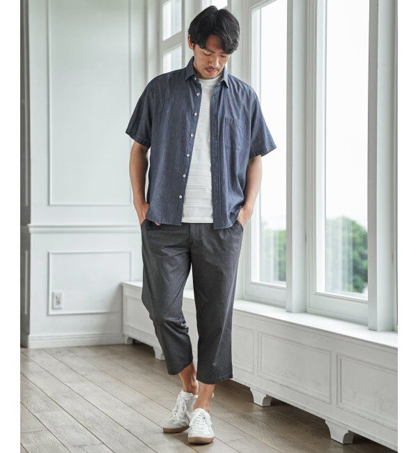 ikka「【接触冷感】GOKU楽 AIRクロップドパンツ【セットアップ対応】」|その他|