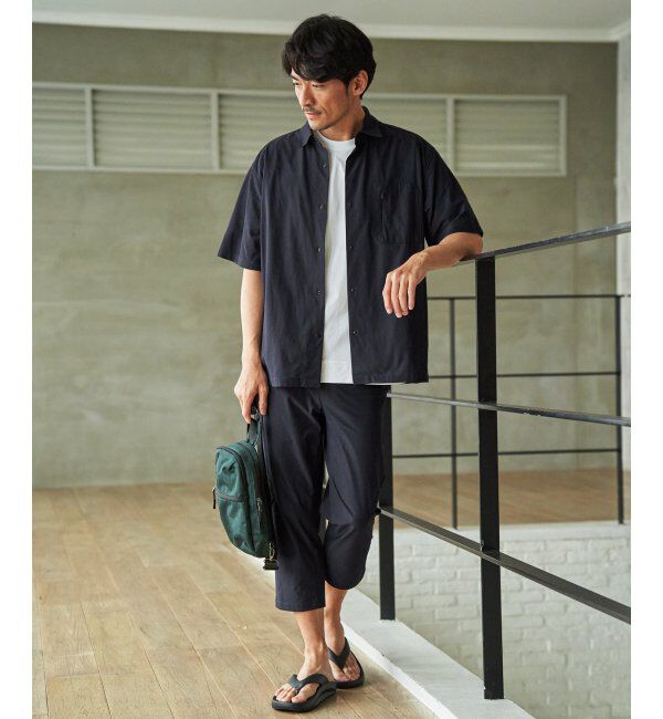 ikka「【接触冷感】GOKU楽 AIRクロップドパンツ【セットアップ対応】」|その他|