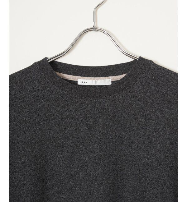 ikka「ドライ梨地七分袖Tシャツ」|Tシャツ・カットソー|