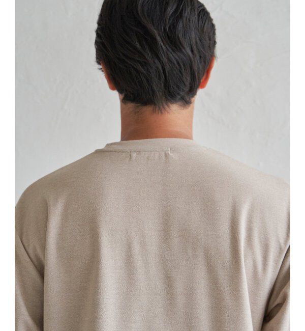 ikka「ドライ梨地七分袖Tシャツ」|Tシャツ・カットソー|