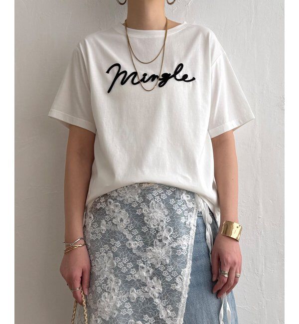 Lbc with Life「カラーコード刺繍ロゴTシャツ」|Tシャツ・カットソー|ホワイト
