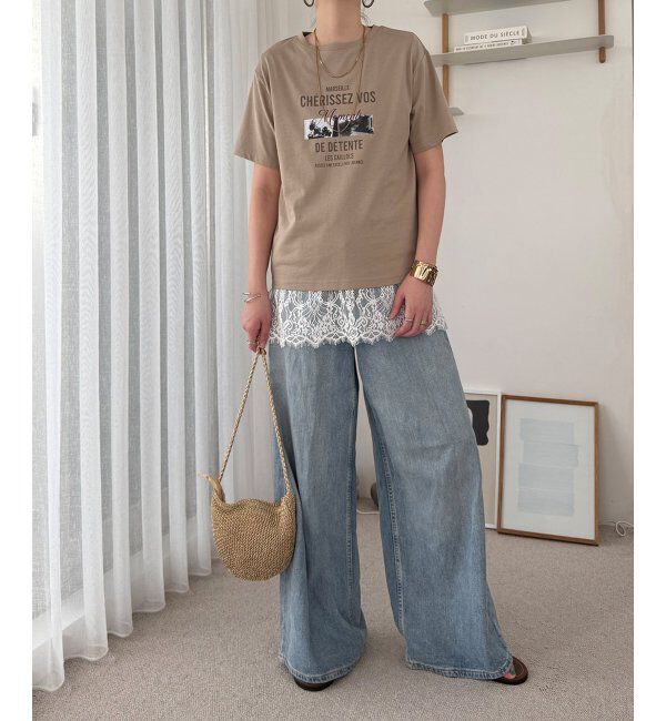 Lbc with Life「【接触冷感】フォトロゴTシャツ」|Tシャツ・カットソー|