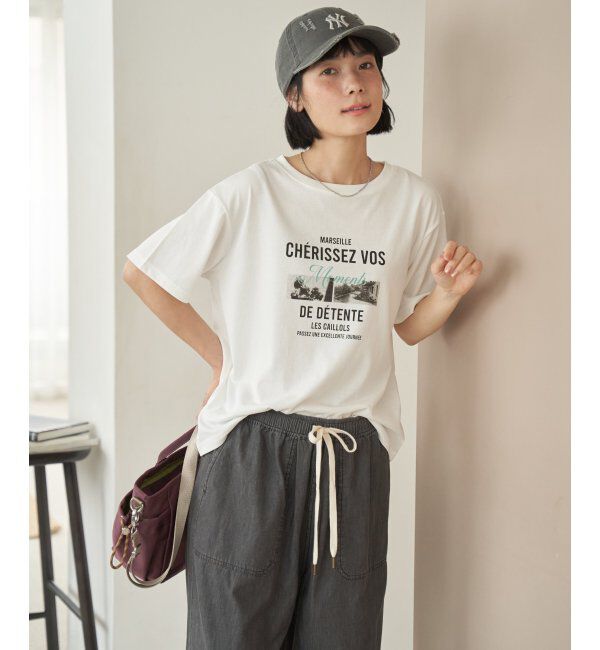Lbc with Life「【接触冷感】フォトロゴTシャツ」|Tシャツ・カットソー|