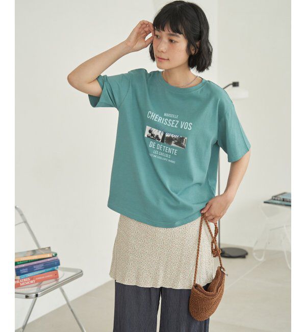 Lbc with Life「【接触冷感】フォトロゴTシャツ」|Tシャツ・カットソー|