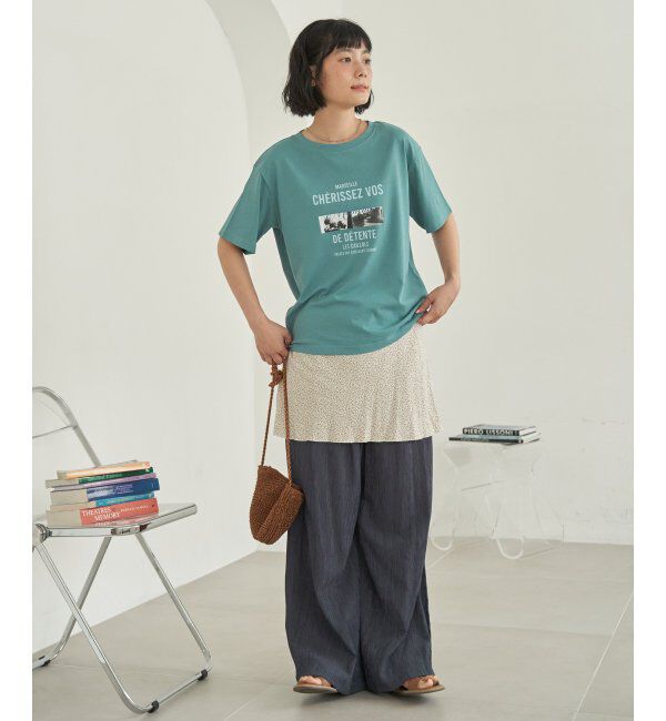 Lbc with Life「【接触冷感】フォトロゴTシャツ」|Tシャツ・カットソー|
