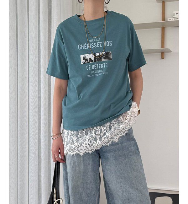 Lbc with Life「【接触冷感】フォトロゴTシャツ」|Tシャツ・カットソー|