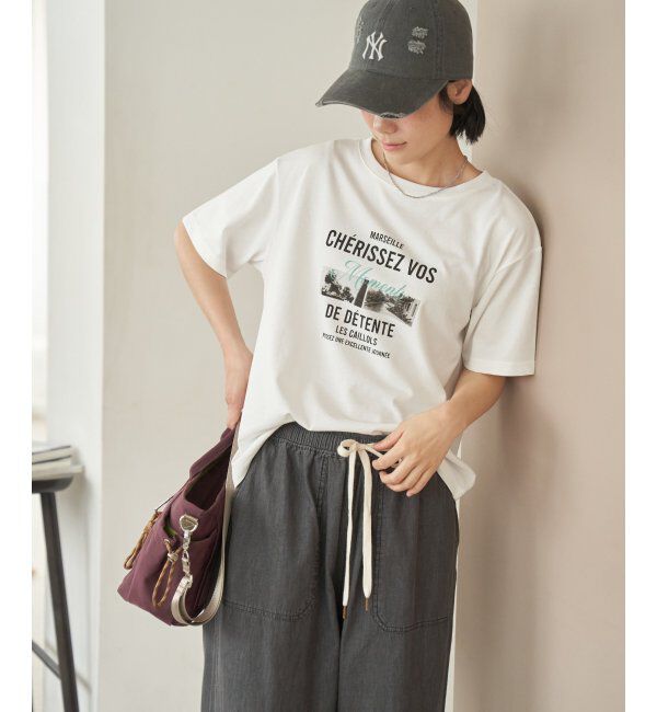 Lbc with Life「【接触冷感】フォトロゴTシャツ」|Tシャツ・カットソー|