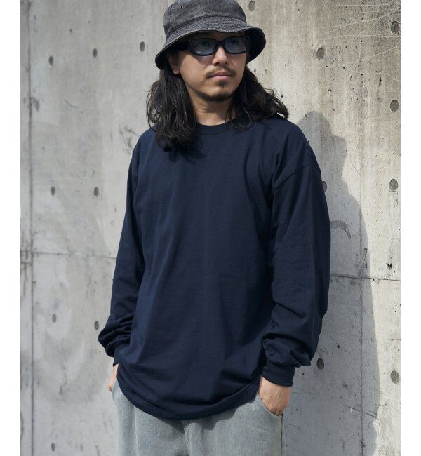 VENCE share style「【American Apparel】6.0oz USA COTTON ユニセックスロングスリーブＴ」|Tシャツ・カットソー|ネイビー