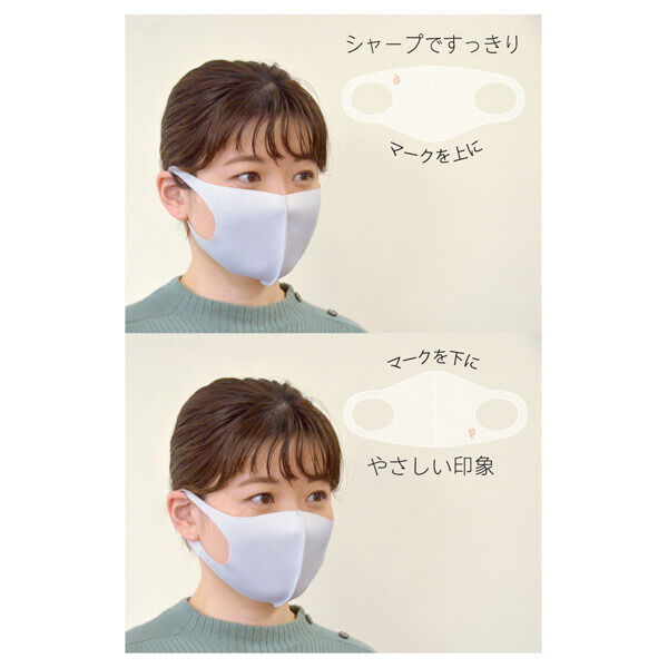  「ワトゥサ コントアリング クールフィットマスク アイスグレイ (Mサイズ・2枚組)」|その他|