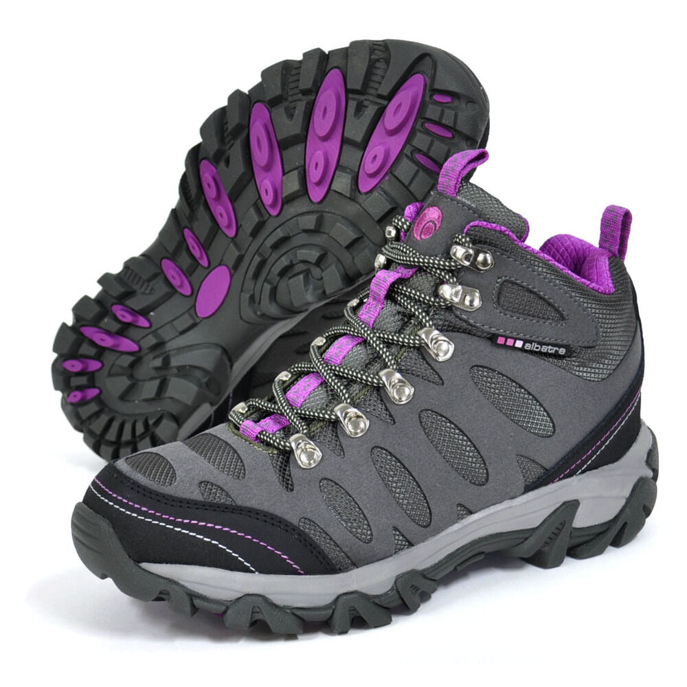 BACKYARD FAMILY「トレッキングシューズ レディース 防水 通販 メンズ ジュニア 登山靴 ハイキングシューズ 山登り」|その他|グレー1