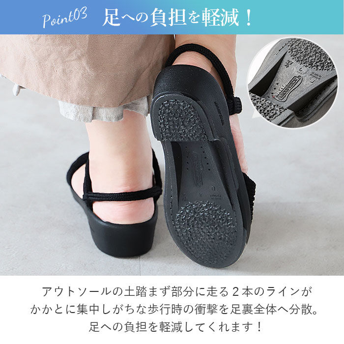 BACKYARD FAMILY「アルコペディコ 通販 クラシックライン SHARP シャープ サンダル レディース ぺたんこ 軽い」|サンダル|