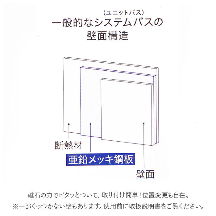 BACKYARD FAMILY「バスルーム 棚 通販 収納 ラック マグネット 磁石 ラックス RAXE MGウォールラック」|その他|