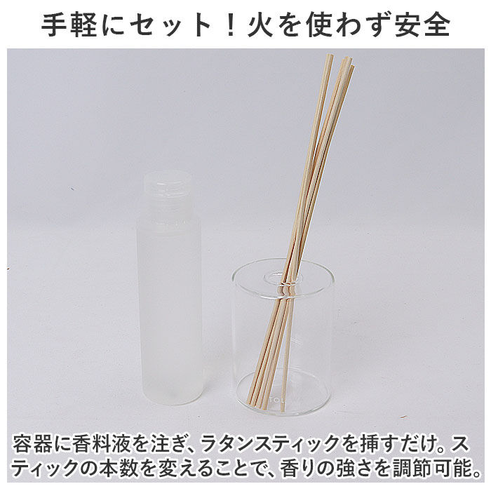 BACKYARD FAMILY「リードディフューザー フレグランス 通販 ディフューザー ルームフレグランス 香り ガラス」|アロマ・ルームフレグランス|