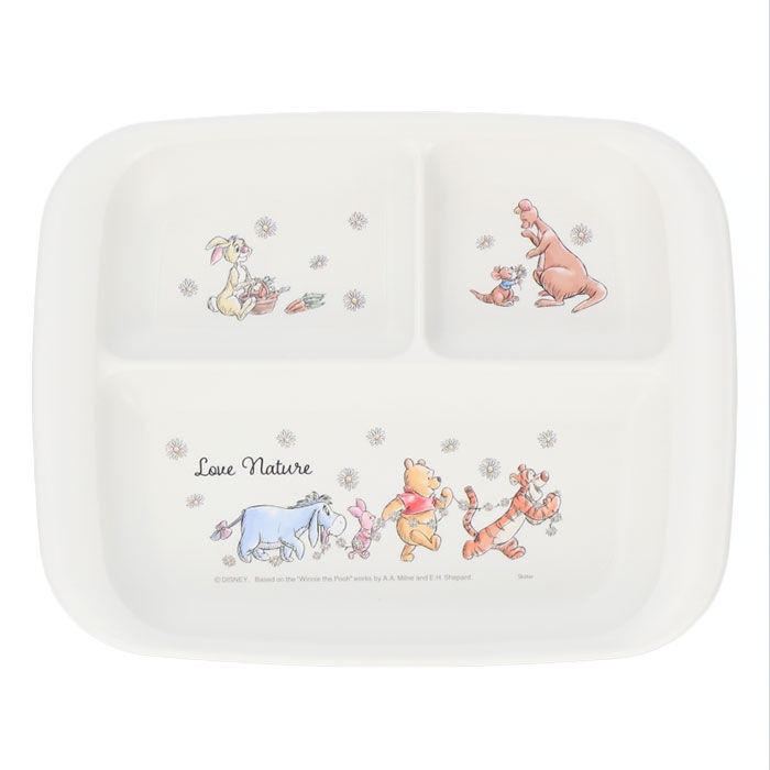 BACKYARD FAMILY「ベビー食器 キャラクター ランチプレート 通販 赤ちゃん 食器 仕切り皿 皿 お皿 すくいやすい」|その他ベビー用品|