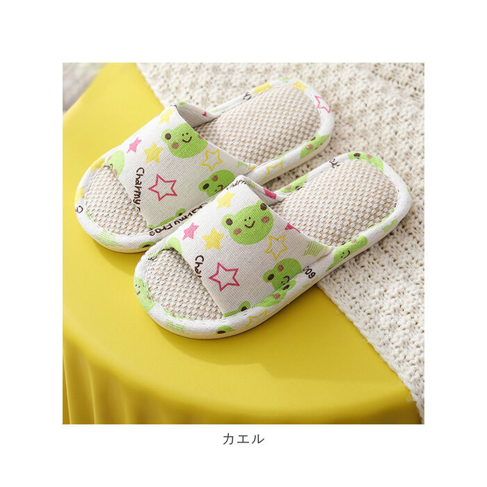 BACKYARD FAMILY「子供用 スリッパ 通販 ルームシューズ 室内履き サンダル キッズ 18 19 20 21 22」|ルームシューズ|