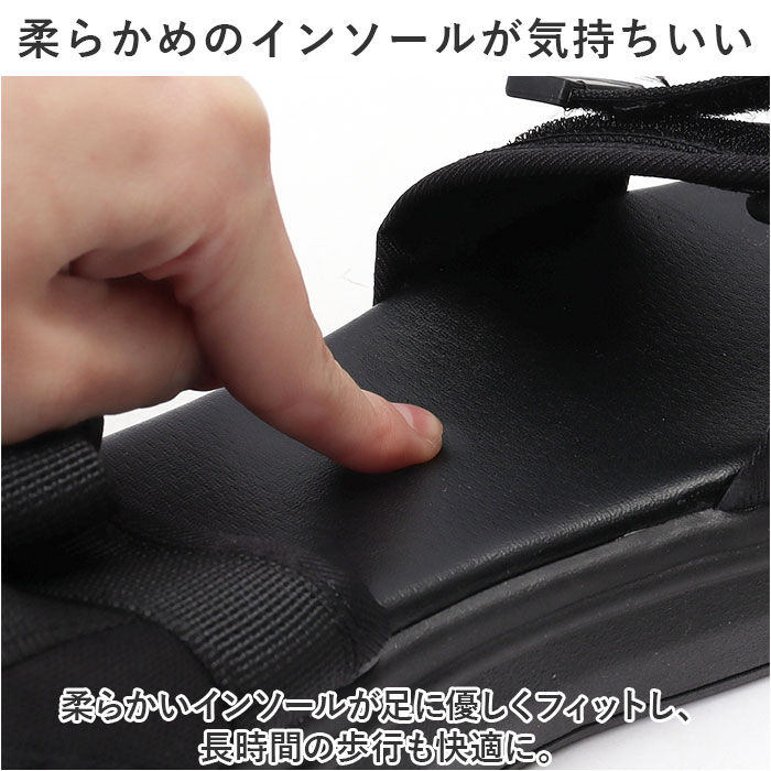BACKYARD FAMILY「スポーツサンダル 厚底 レディース 通販 サンダル スポサン 厚底サンダル おしゃれ」|サンダル|