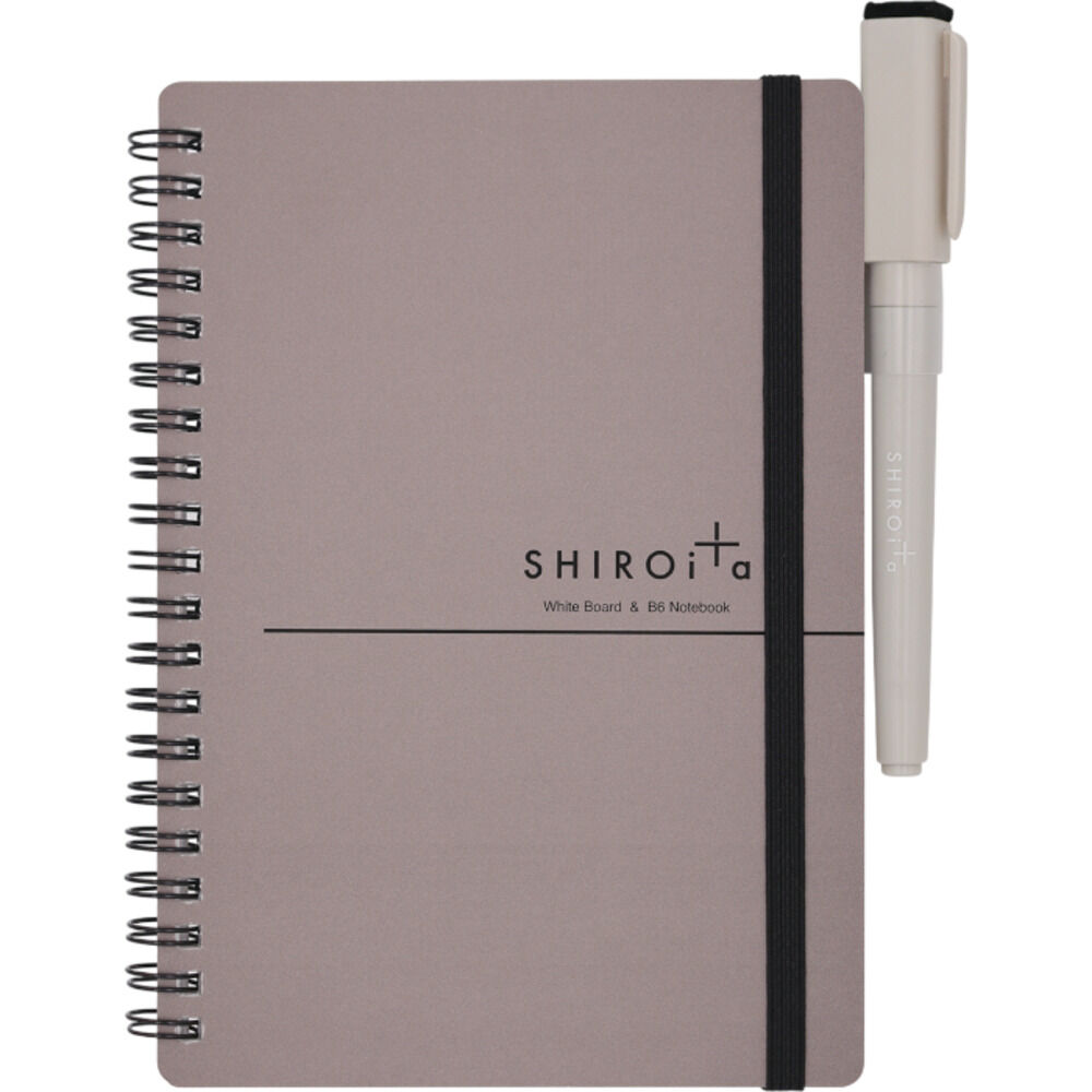 BACKYARD FAMILY「ホワイトボード ノート 通販 SHIROita B6 ノート型ホワイトボード ホワイトボードノート」|その他|グレー1