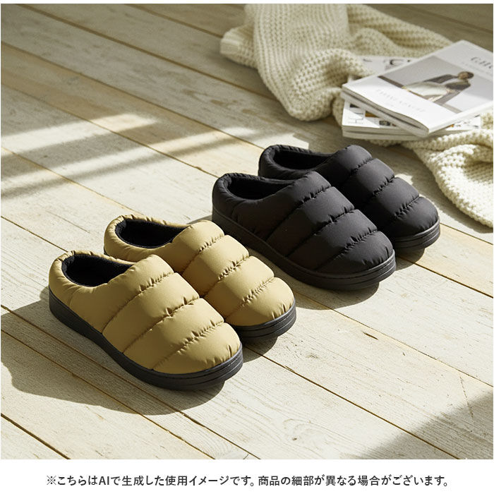BACKYARD FAMILY「モックシューズ レディース 通販 スリッポン 裏起毛 サンダル 秋冬 ルームシューズ」|サンダル|