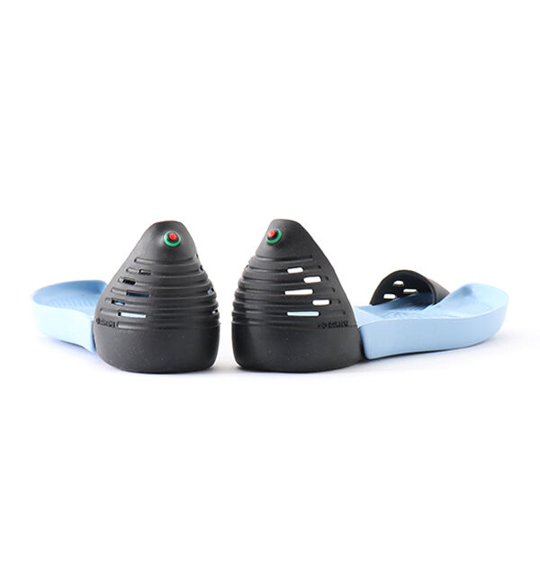  「JUNGLE  【　BODY&times;INSOLE　Black&times;L.Blue】」|サンダル|