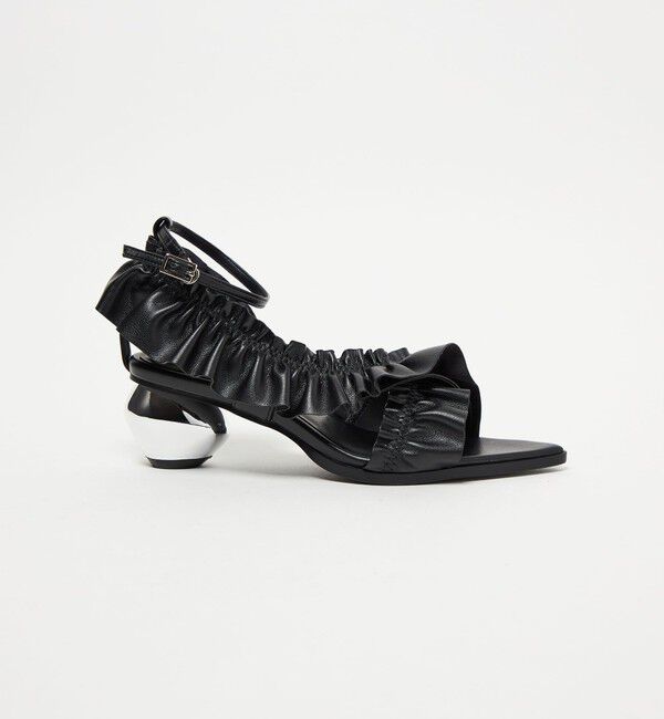 SY UNITED ARROWS「＜SY＞ ポインテッドフリル サンダル50&uarr;」|サンダル|