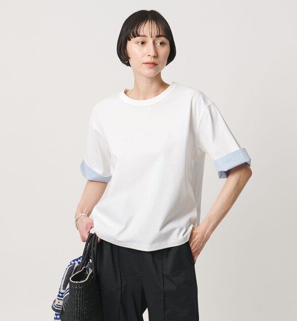 UNITED ARROWS「ターン アップ カットソー」|Tシャツ・カットソー|