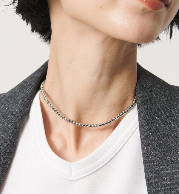 UNITED ARROWS「メタルボール 2WAY ネックレス」|ネックレス|