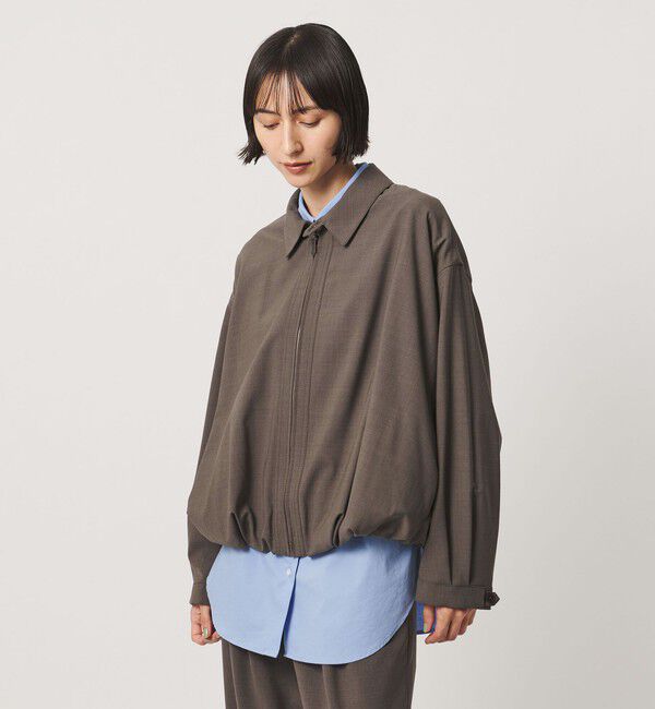 UNITED ARROWS「T/W ジップアップ シャツ」|シャツ・ブラウス|